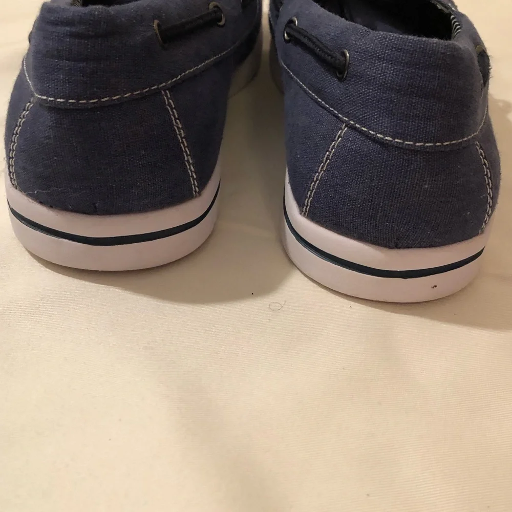 David Stone Denim Boat Loafer/ Shoe - Picture 6 of 14